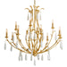 Corbett Lighting Canada - 12 Light Chandelier - Prosecco - Gold Leaf- Union Lighting Luminaires Decor