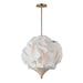 Studio M - LED Pendant - Shroud - Natural Aged Brass- Union Lighting Luminaires Decor