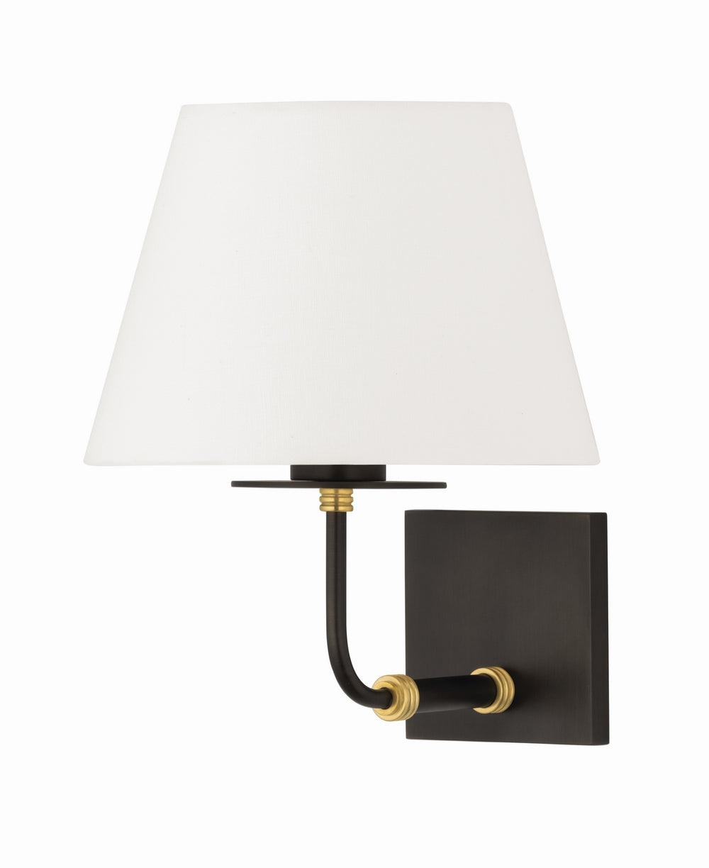 Hudson Valley Canada - One Light Wall Sconce - Crown Heights - Aged Brass- Union Lighting Luminaires Decor