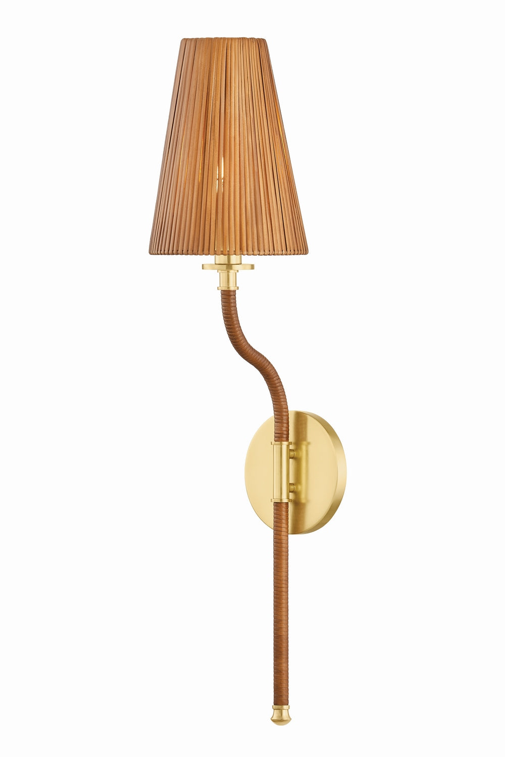 Hudson Valley Canada - One Light Wall Sconce - Atwood - Aged Brass- Union Lighting Luminaires Decor