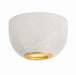 Hudson Valley Canada - One Light Flush Mount - Bains Corner - Aged Brass- Union Lighting Luminaires Decor