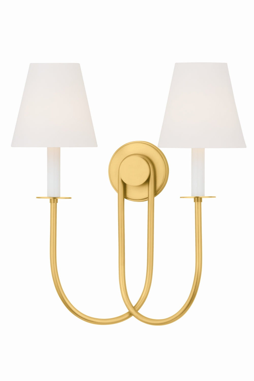 Hudson Valley Canada - Two Light Wall Sconce - Midtown - Aged Brass- Union Lighting Luminaires Decor