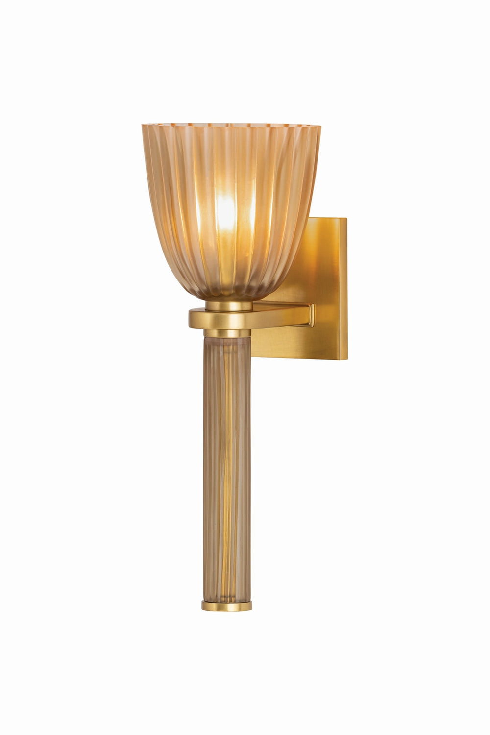 Hudson Valley Canada - One Light Wall Sconce - Columbus - Aged Brass- Union Lighting Luminaires Decor