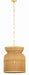 Hudson Valley Canada - One Light Pendant - Parkchester - Aged Brass- Union Lighting Luminaires Decor