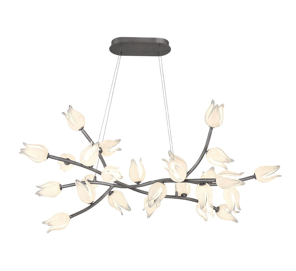 Lib & Co. Canada - LED Chandelier - Belluno - Brushed Vintage grey- Union Lighting Luminaires Decor