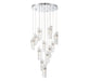 Lib & Co. Canada - LED Chandelier - Sorrento - Chrome- Union Lighting Luminaires Decor