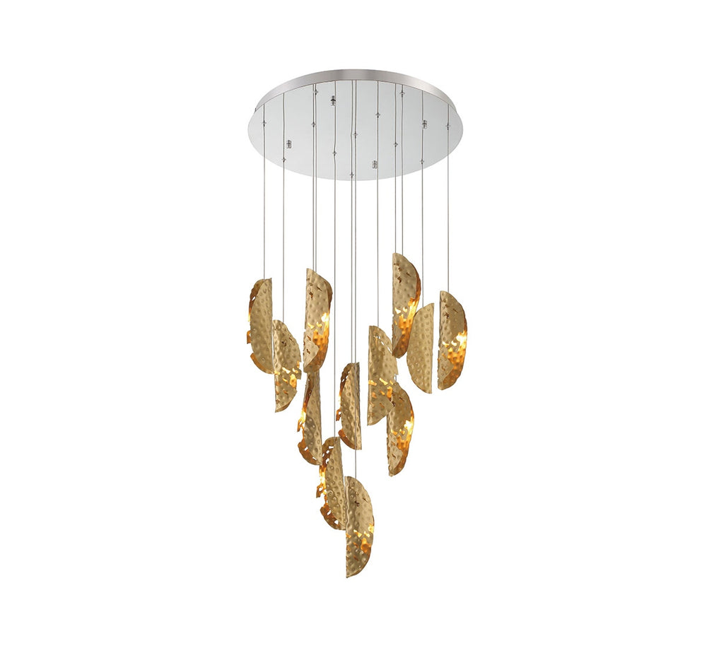 Lib & Co. Canada - LED Chandelier - Sorrento - Chrome- Union Lighting Luminaires Decor
