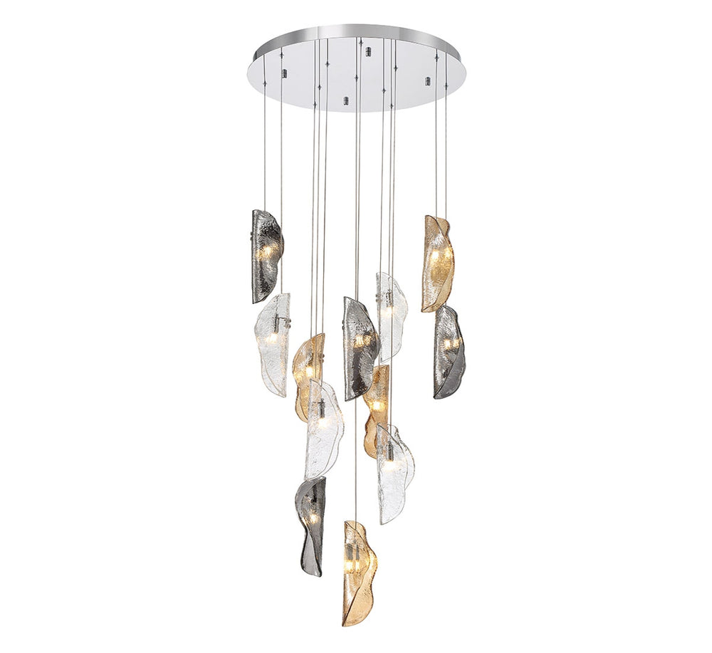 Lib & Co. Canada - LED Chandelier - Sorrento - Chrome- Union Lighting Luminaires Decor