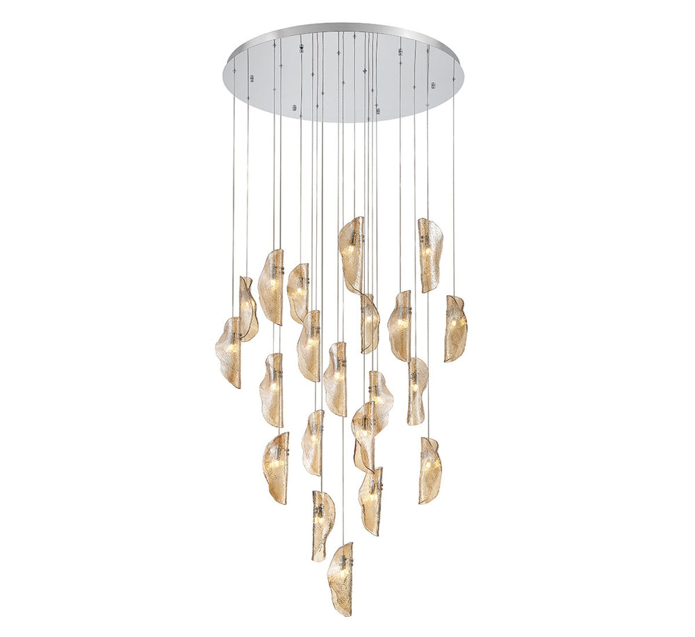 Lib & Co. Canada - LED Chandelier - Sorrento - Chrome- Union Lighting Luminaires Decor