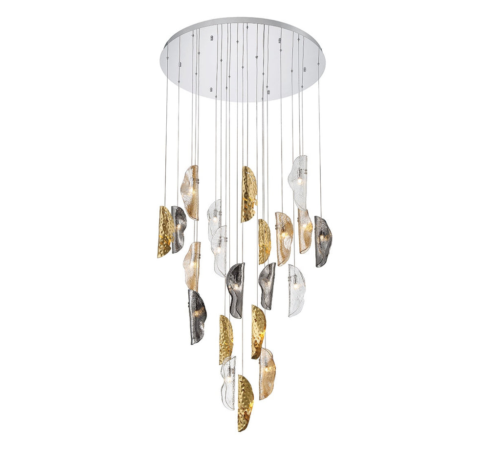 Lib & Co. Canada - LED Chandelier - Sorrento - Chrome- Union Lighting Luminaires Decor