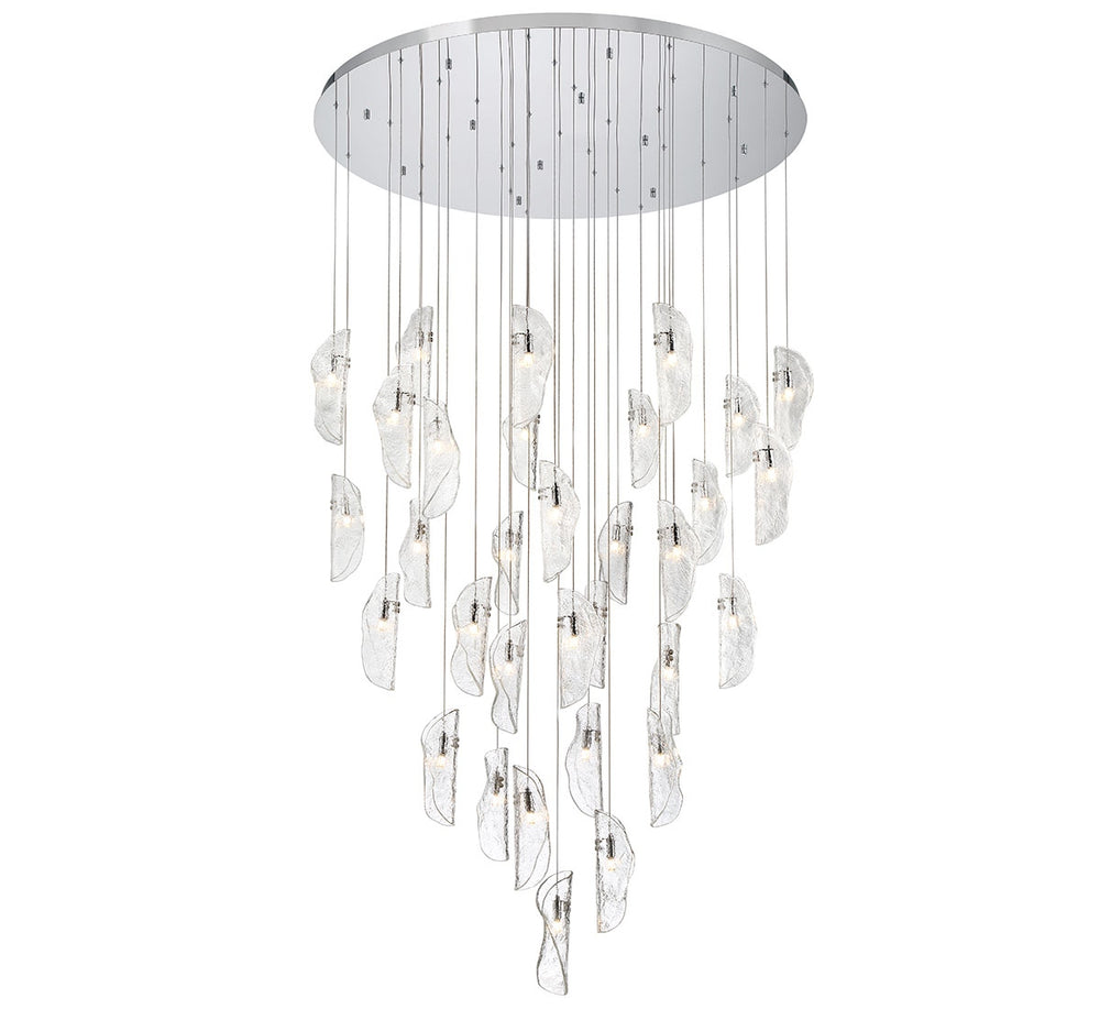 Lib & Co. Canada - LED Chandelier - Sorrento - Chrome- Union Lighting Luminaires Decor