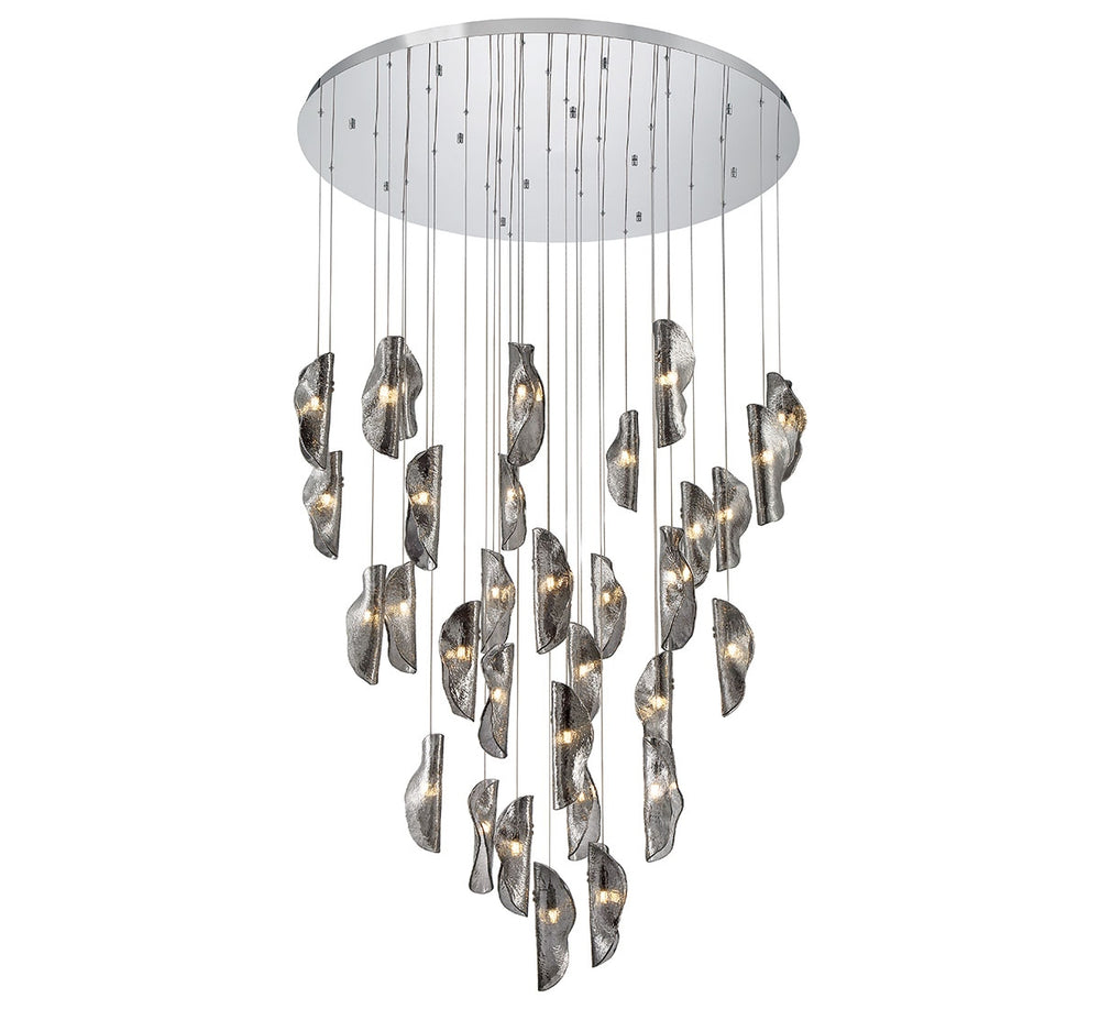 Lib & Co. Canada - LED Chandelier - Sorrento - Chrome- Union Lighting Luminaires Decor