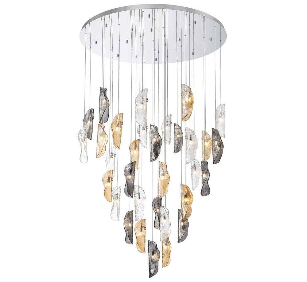 Lib & Co. Canada - LED Chandelier - Sorrento - Chrome- Union Lighting Luminaires Decor
