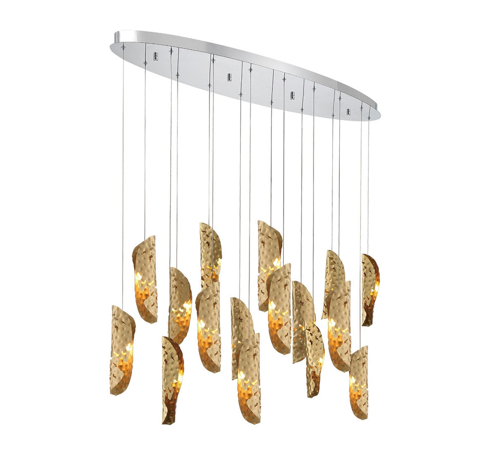 Lib & Co. Canada - LED Chandelier - Sorrento - Chrome- Union Lighting Luminaires Decor