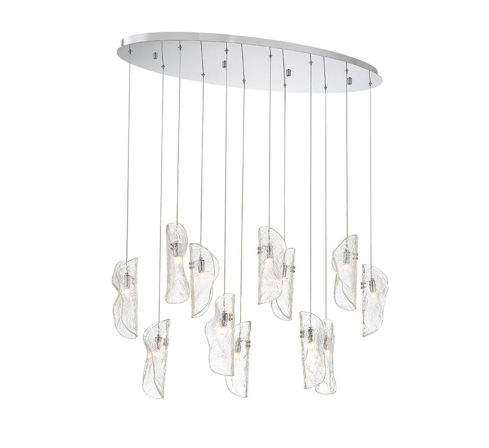 Lib & Co. Canada - LED Chandelier - Sorrento - Chrome- Union Lighting Luminaires Decor