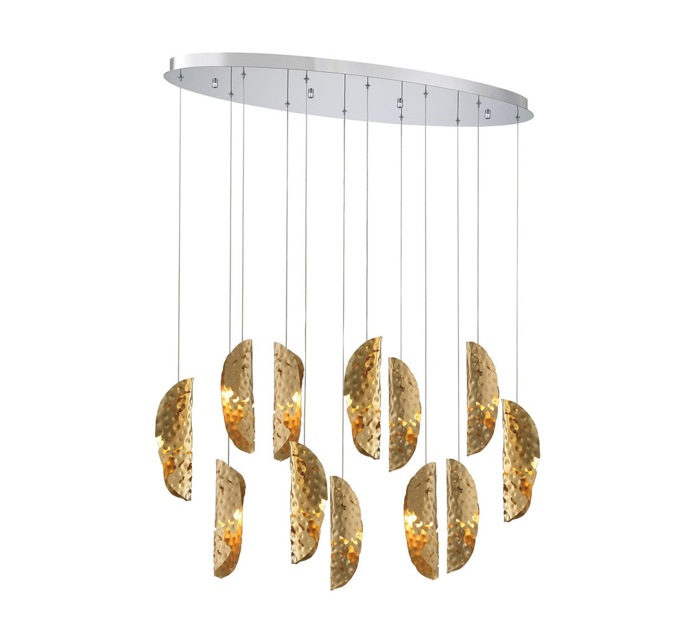 Lib & Co. Canada - LED Chandelier - Sorrento - Chrome- Union Lighting Luminaires Decor