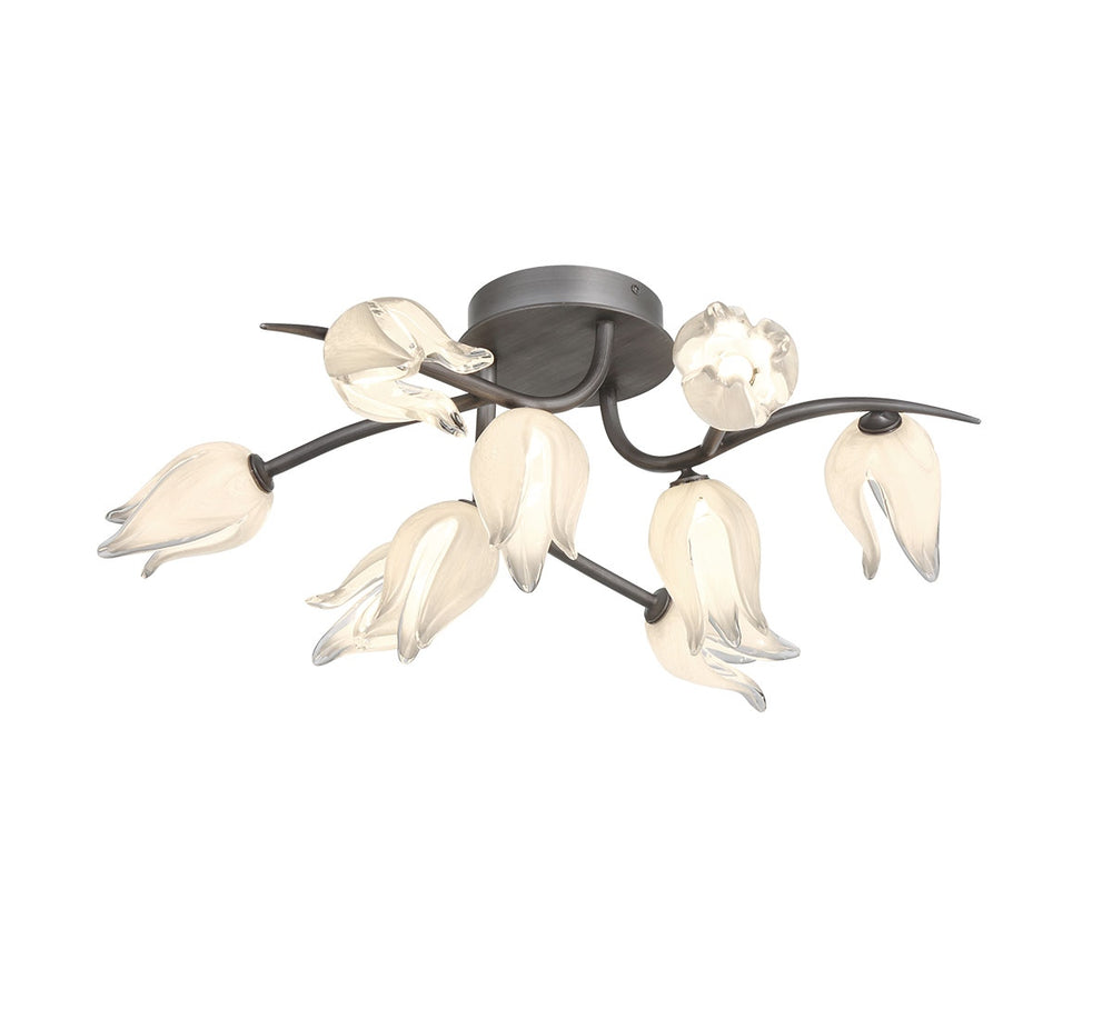 Lib & Co. Canada - LED Ceiling Mount - Belluno - Brushed Vintage grey- Union Lighting Luminaires Decor