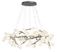Lib & Co. Canada - LED Chandelier - Belluno - Brushed Vintage Grey- Union Lighting Luminaires Decor