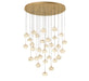 Lib & Co. Canada - LED Chandelier - Calcolo - Painted Antique Brass- Union Lighting Luminaires Decor