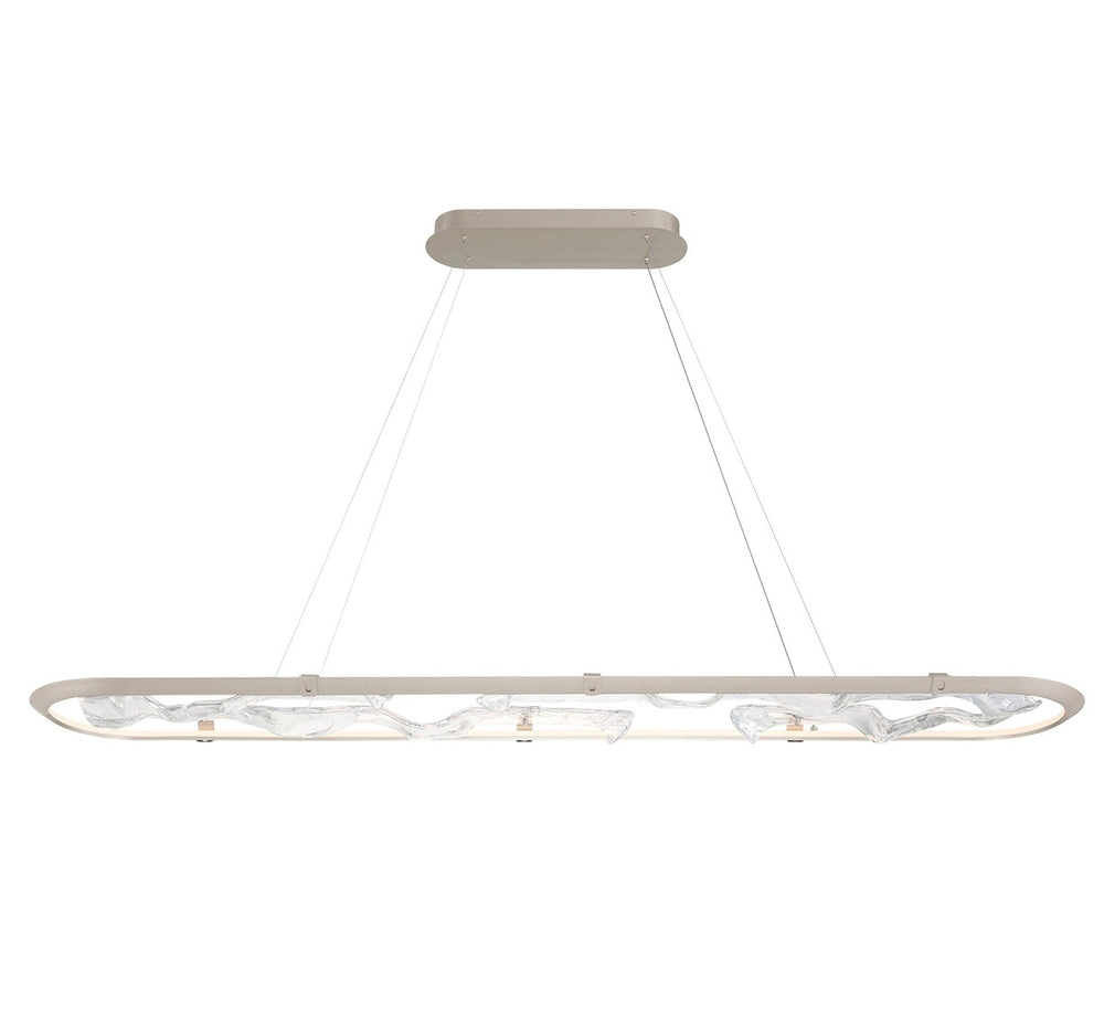 Lib & Co. Canada - LED Chandelier - Nettuno - Painted Brushed Champagne- Union Lighting Luminaires Decor