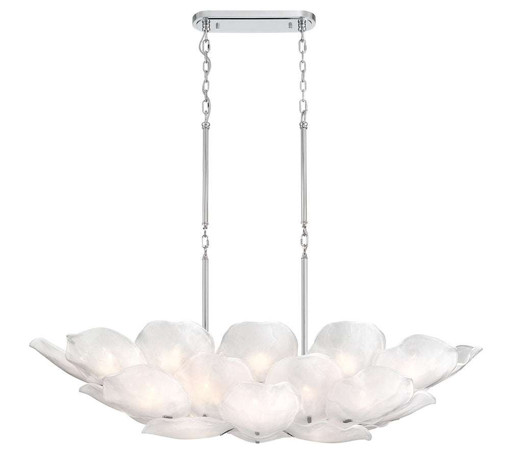 Lib & Co. Canada - 26 Light Island Chandelier - Corato - Chrome- Union Lighting Luminaires Decor