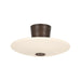 Troy Lighting Canada - LED Semi Flush Mount - Albus - Bronze Leaf- Union Lighting Luminaires Decor