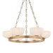 Troy Lighting Canada - Six Light Chandelier - Caelum - Patina Brass- Union Lighting Luminaires Decor
