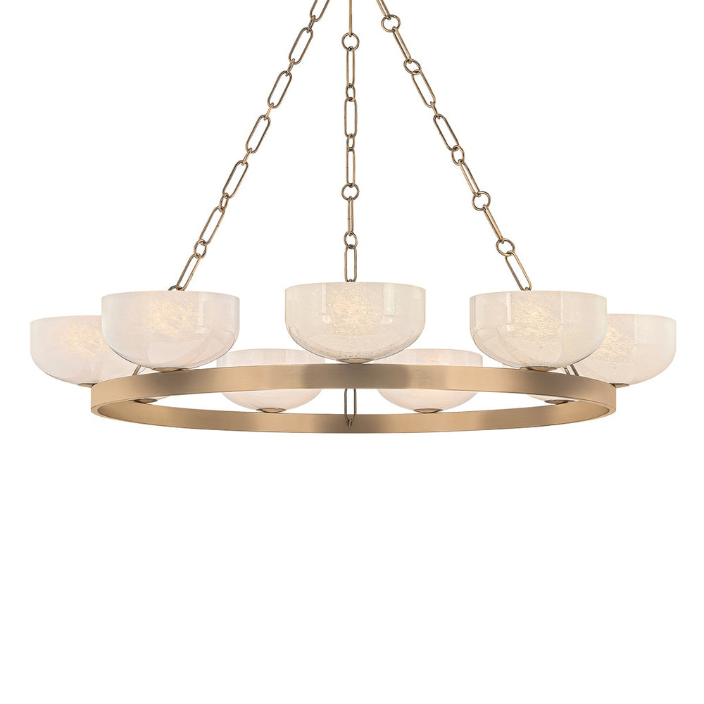 Troy Lighting Canada - Nine Light Chandelier - Caelum - Patina Brass- Union Lighting Luminaires Decor