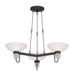 Troy Lighting Canada - Three Light Chandelier - Arturo - Textured Bronze W/ Hl- Union Lighting Luminaires Decor