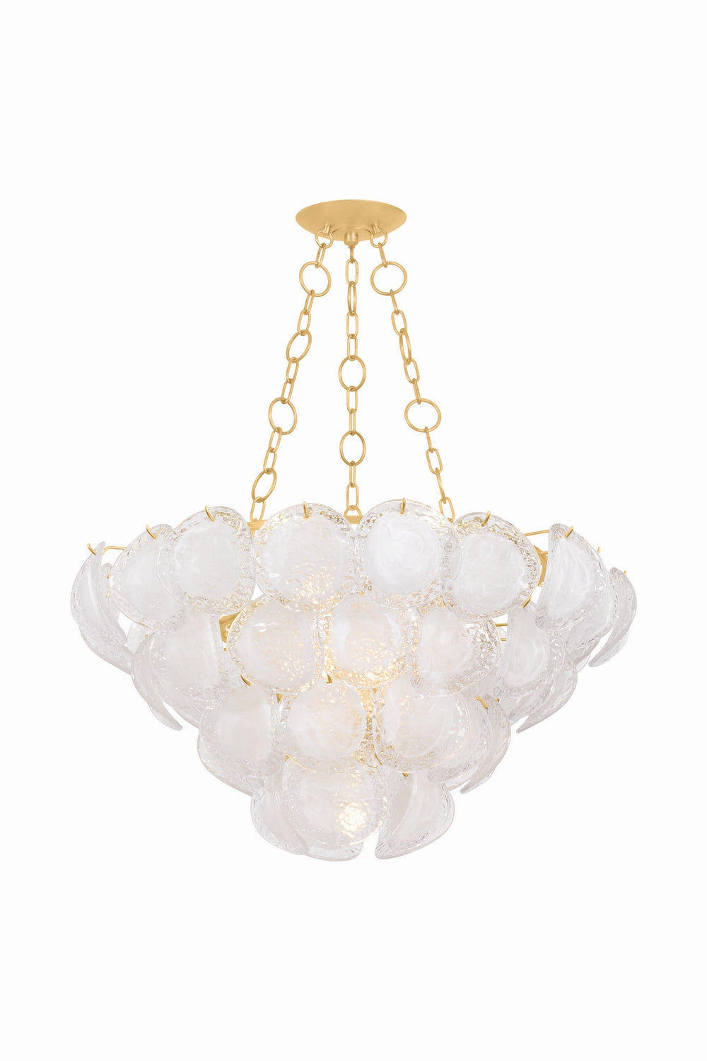 Hudson Valley Canada - Nine Light Chandelier - Cedar Hill - Vintage Gold Leaf- Union Lighting Luminaires Decor