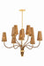 Hudson Valley Canada - Ten Light Chandelier - Atwood - Aged Brass- Union Lighting Luminaires Decor