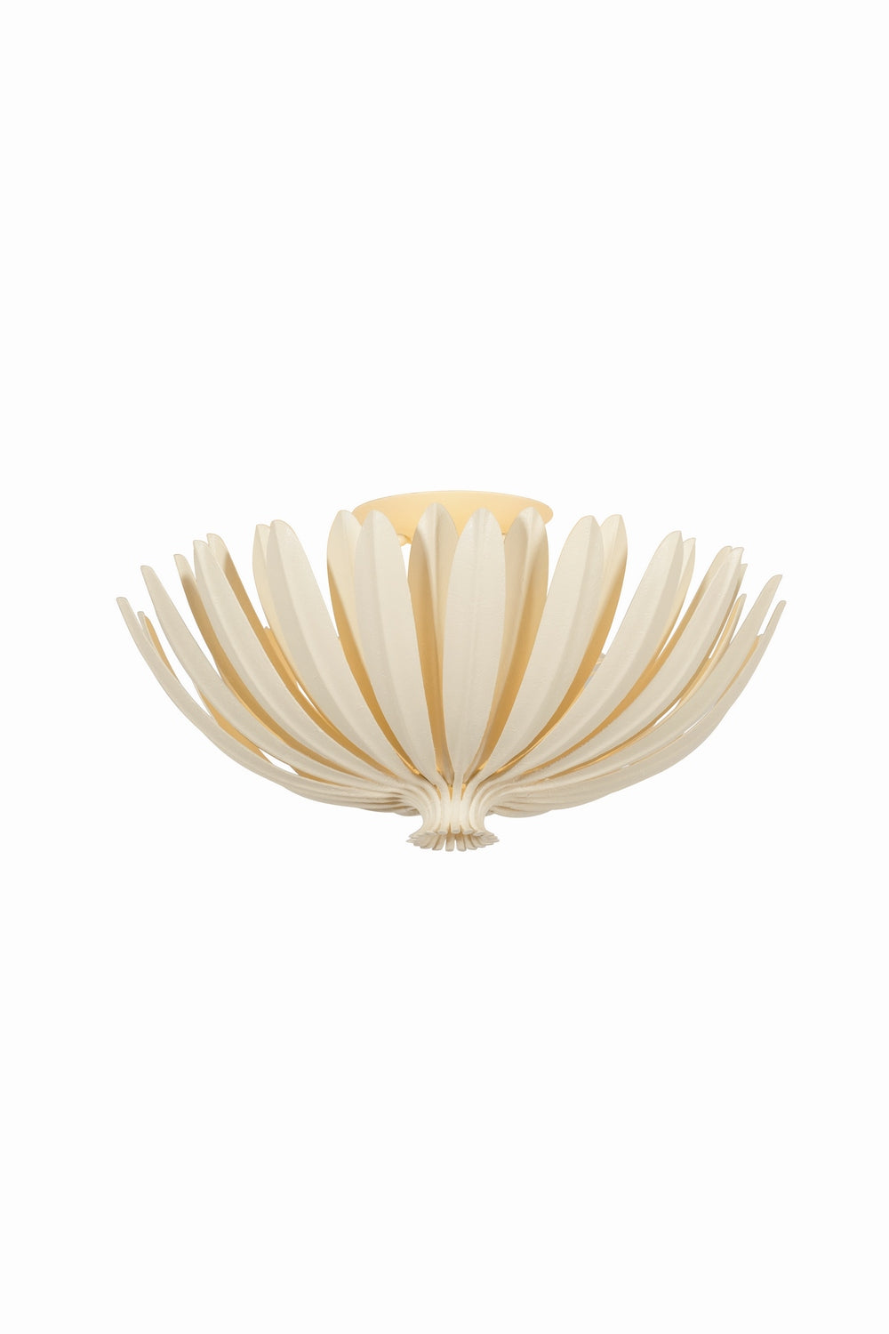 Hudson Valley Canada - Three Light Semi Flush Mount - Whitfield - Cream Plaster- Union Lighting Luminaires Decor