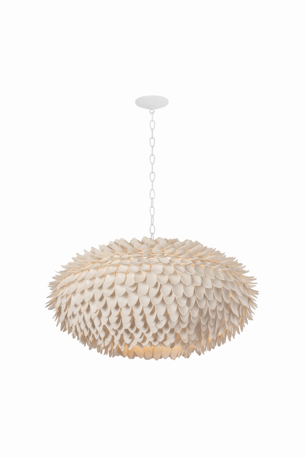 Hudson Valley Canada - Six Light Pendant - Alsen - White Plaster- Union Lighting Luminaires Decor