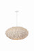 Hudson Valley Canada - Six Light Pendant - Alsen - White Plaster- Union Lighting Luminaires Decor
