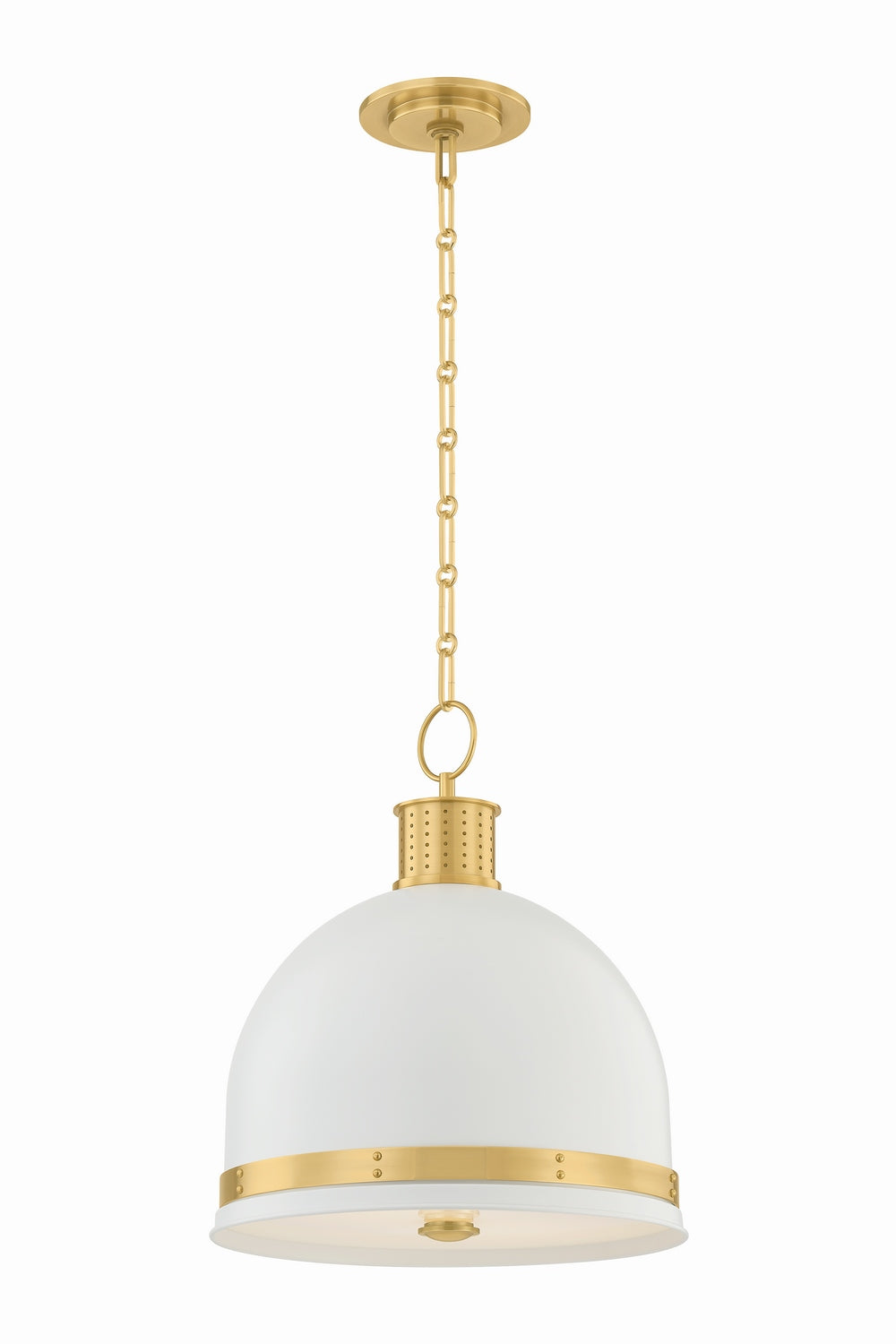 Hudson Valley Canada - Two Light Pendant - Briscoe - Aged Brass- Union Lighting Luminaires Decor