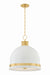Hudson Valley Canada - Three Light Pendant - Briscoe - Aged Brass- Union Lighting Luminaires Decor