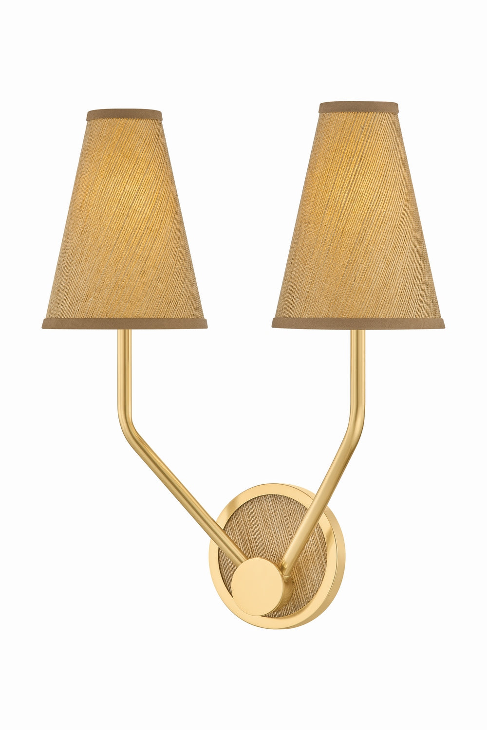 Hudson Valley Canada - Two Light Wall Sconce - Buskirk - Aged Brass- Union Lighting Luminaires Decor