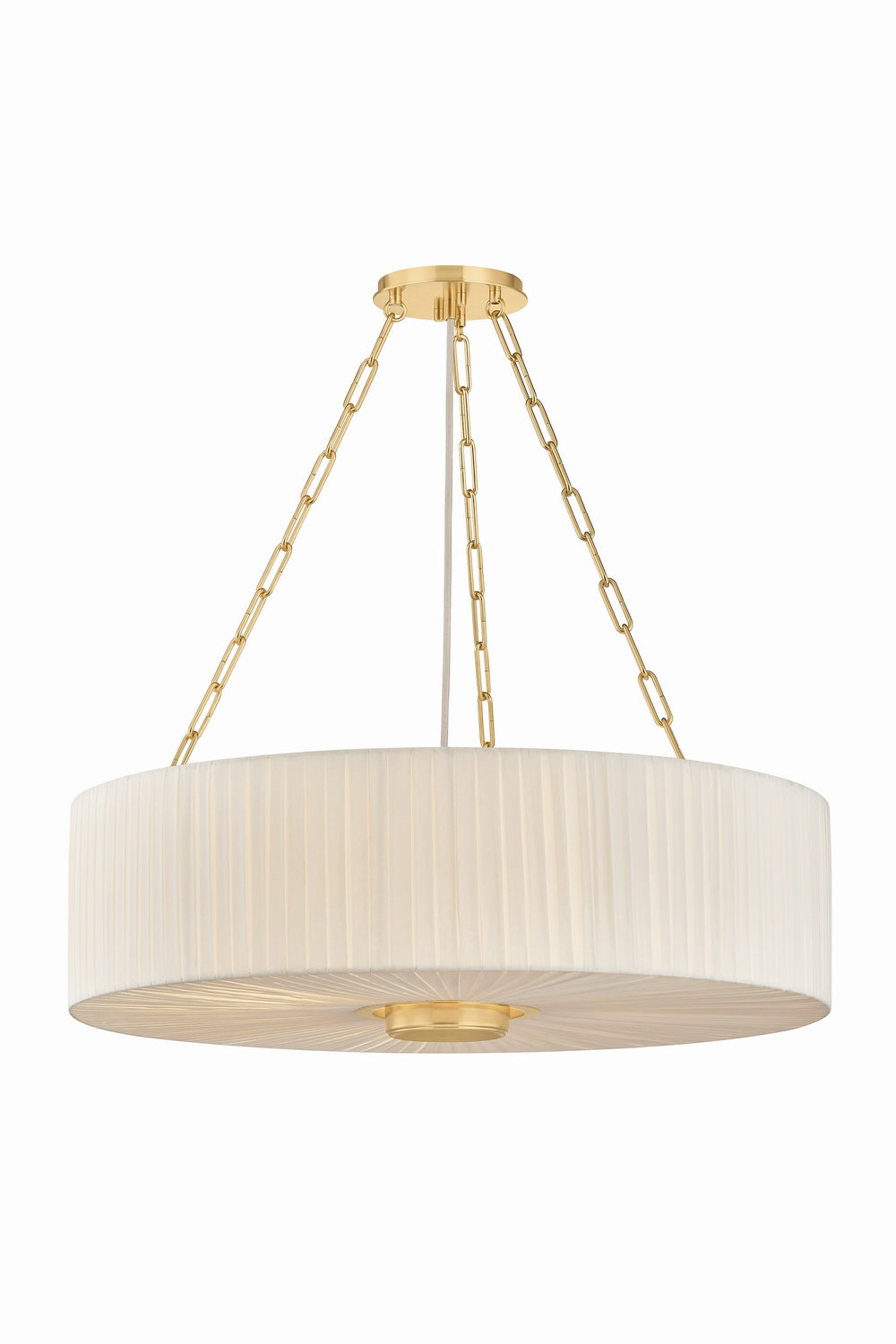 Hudson Valley Canada - Four Light Chandelier - Camby - Aged Brass- Union Lighting Luminaires Decor