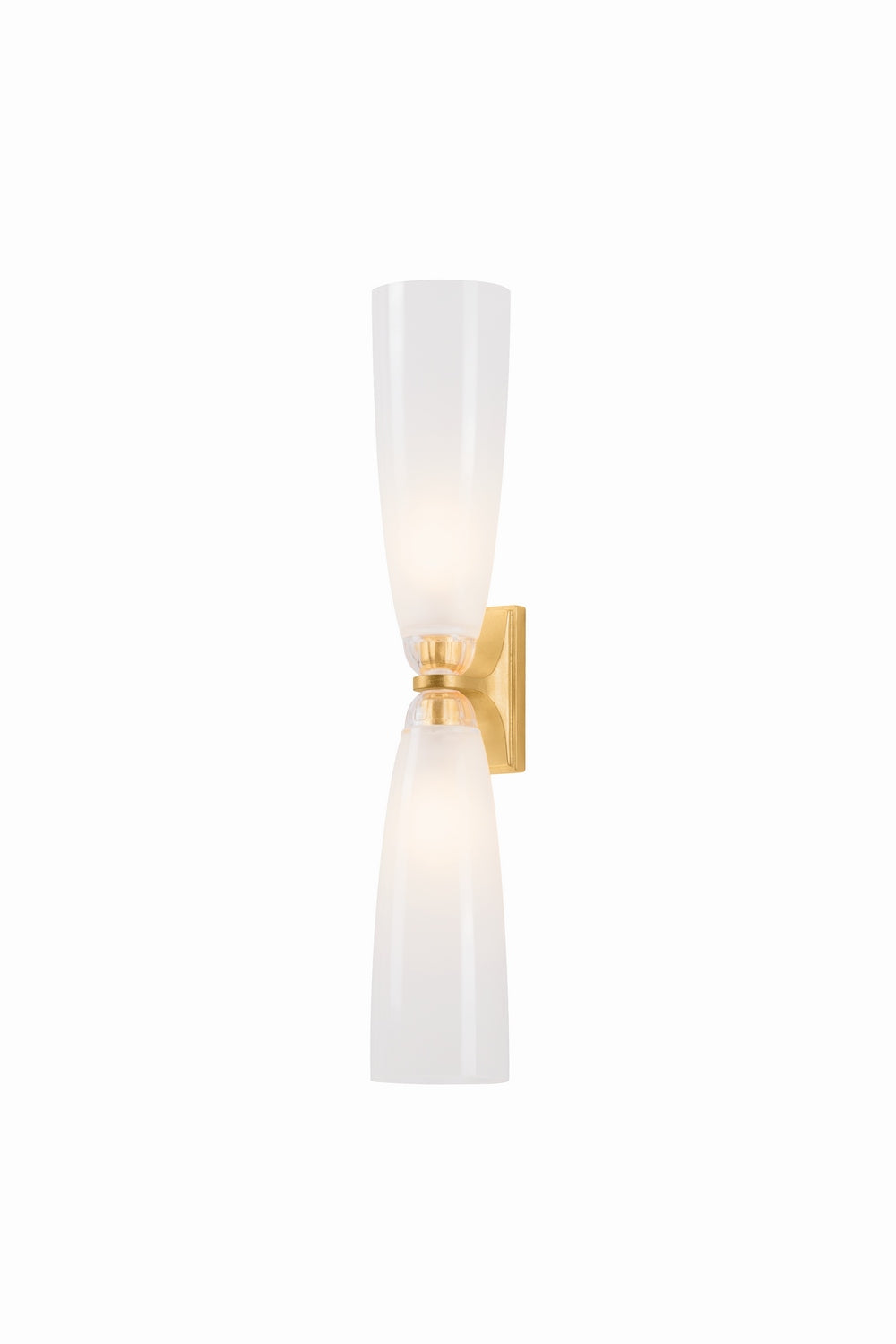 Hudson Valley Canada - Two Light Bath - Ravenswood - Vintage Gold Leaf- Union Lighting Luminaires Decor