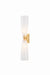 Hudson Valley Canada - Two Light Bath - Ravenswood - Vintage Gold Leaf- Union Lighting Luminaires Decor