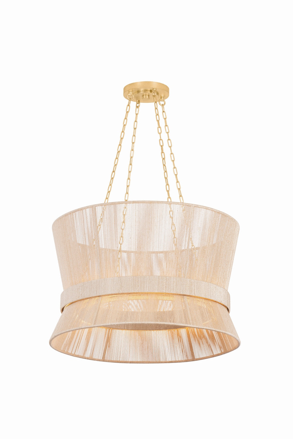 Hudson Valley Canada - LED Pendant - Ocean Hill - Vintage Gold Leaf- Union Lighting Luminaires Decor