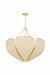 Hudson Valley Canada - Six Light Pendant - Bayville - Vintage Gold Leaf- Union Lighting Luminaires Decor