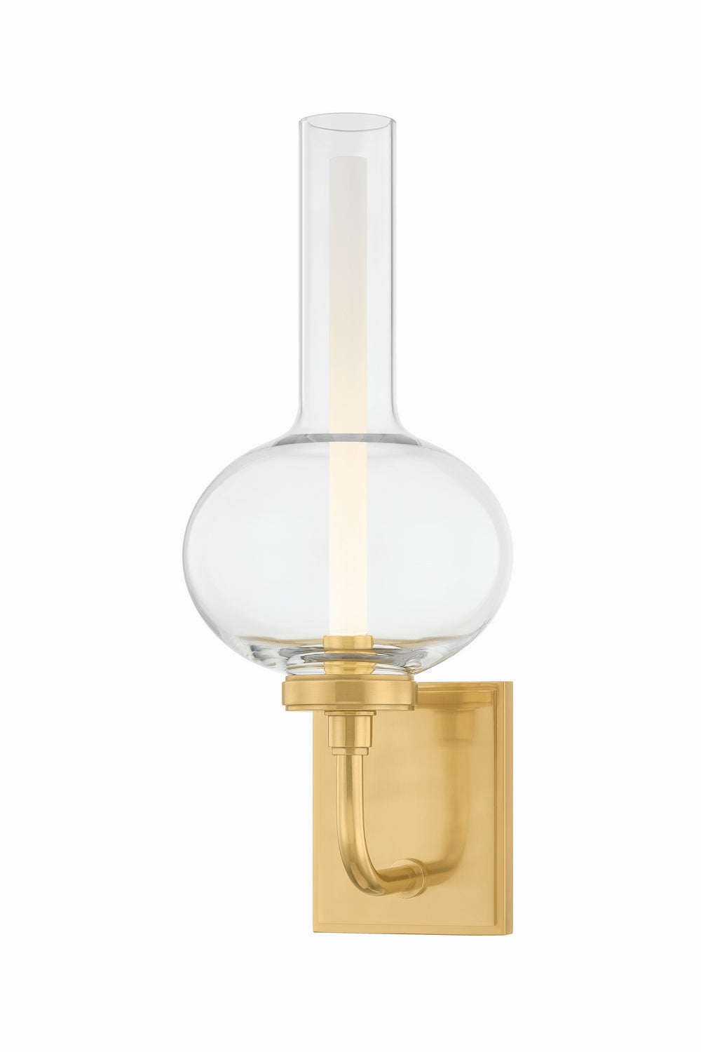 Hudson Valley Canada - LED Wall Sconce - Rossman - Aged Brass- Union Lighting Luminaires Decor