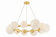 Hudson Valley Canada - 11 Light Chandelier - Pacama - Aged Brass- Union Lighting Luminaires Decor