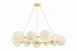 Hudson Valley Canada - 13 Light Chandelier - Pacama - Aged Brass- Union Lighting Luminaires Decor