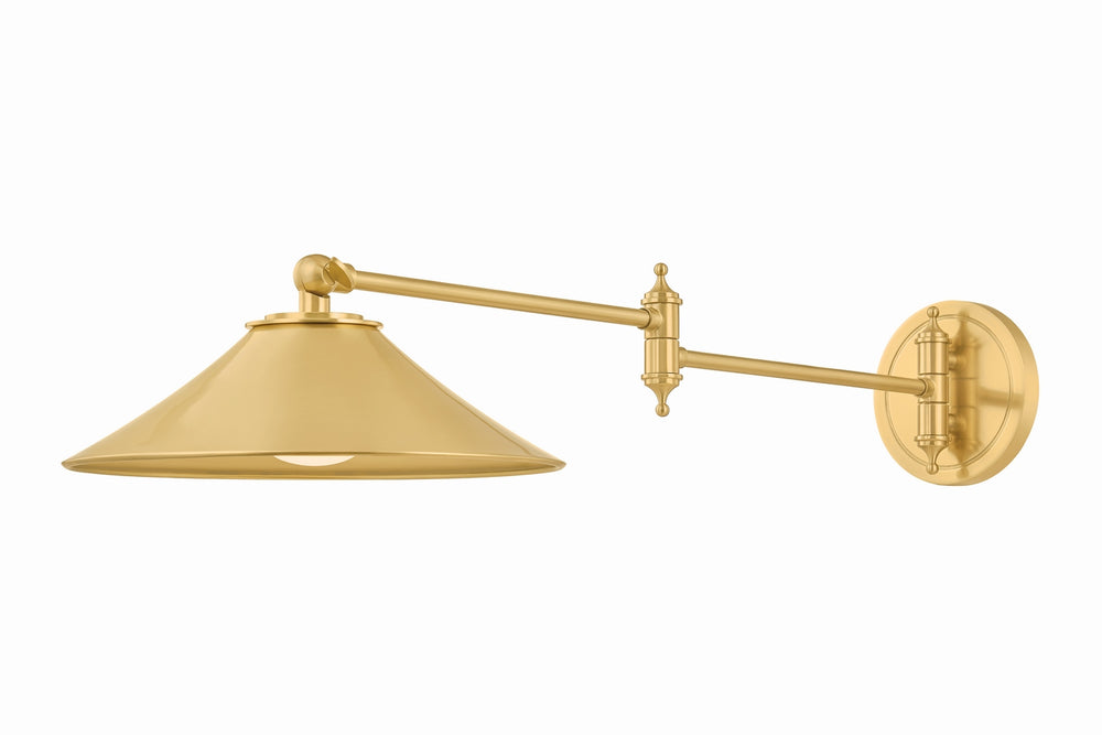 Hudson Valley Canada - LED Wall Sconce - Lithgow - Aged Brass- Union Lighting Luminaires Decor