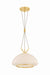 Hudson Valley Canada - One Light Pendant - Baudette - Aged Brass- Union Lighting Luminaires Decor
