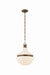 Hudson Valley Canada - One Light Pendant - Barryville - Historic Bronze- Union Lighting Luminaires Decor