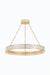 Hudson Valley Canada - LED Chandelier - Halcott - Vintage Gold Leaf- Union Lighting Luminaires Decor