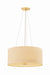 Hudson Valley Canada - Four Light Pendant - Ashland - Aged Brass- Union Lighting Luminaires Decor
